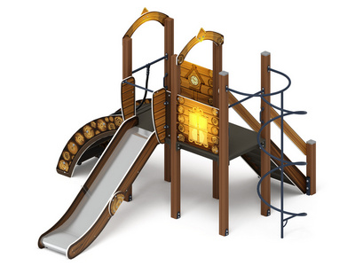 Детская игровая площадка Уютный эко-дворик-6