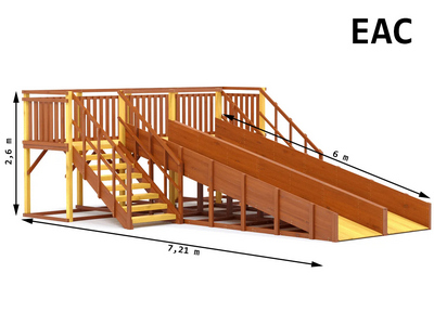 Зимняя горка TORUDA Север-4/1 (скат 6 м)