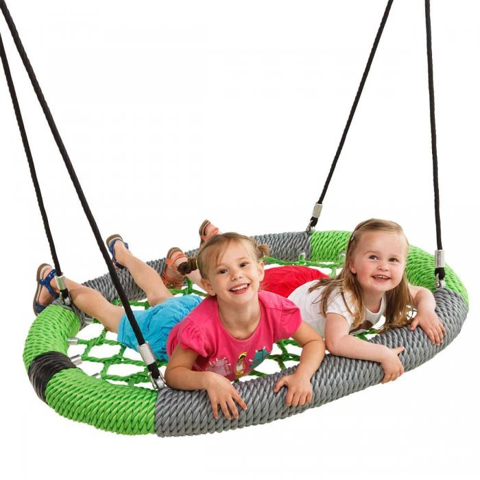 Качели деревянные серия O модель 3 с сидением гнездо OVAL PRO - вид 2