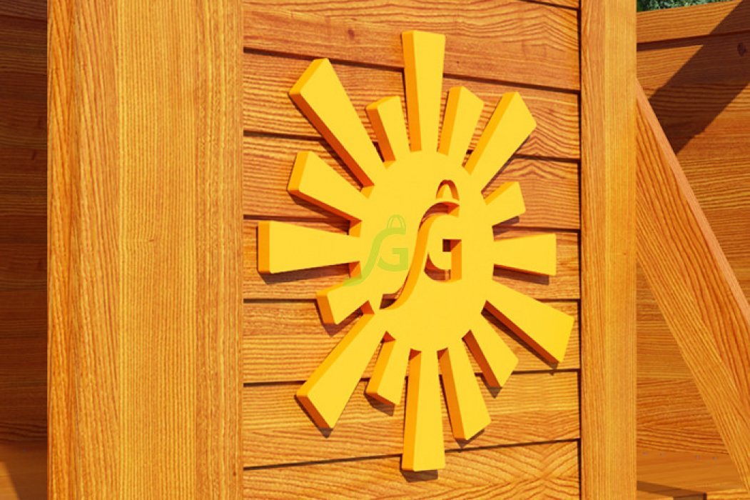 Детская деревянная площадка Клубный домик Luxe - вид 5