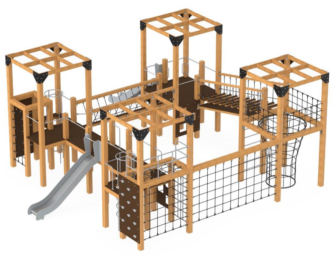 Детский игровой комплекс TORUDA Эко Лудо 7 - вид 2