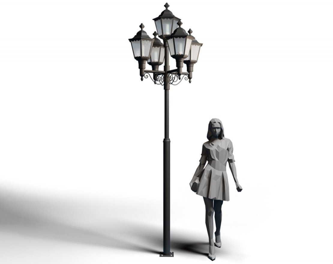 Фонарь уличный Пушкин мини 1 - вид 3