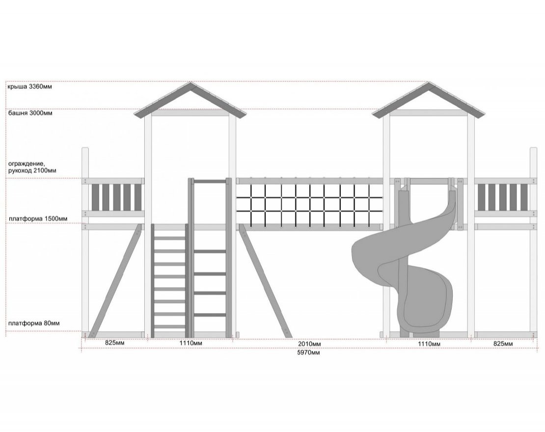 Игровой комплекс серия J модель 1 - вид 3