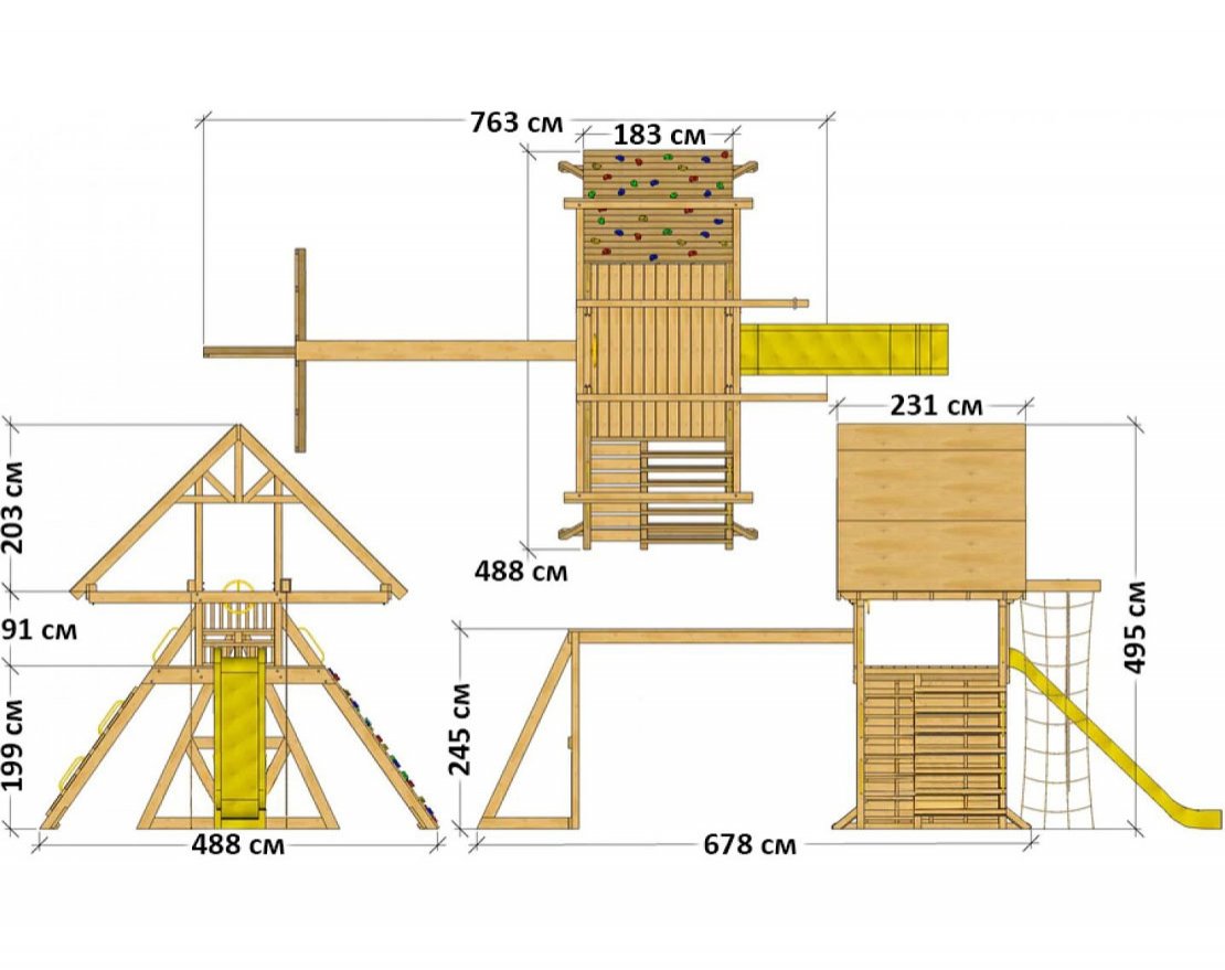 Игровой комплекс TORUDA WOOD Исследователь - вид 2
