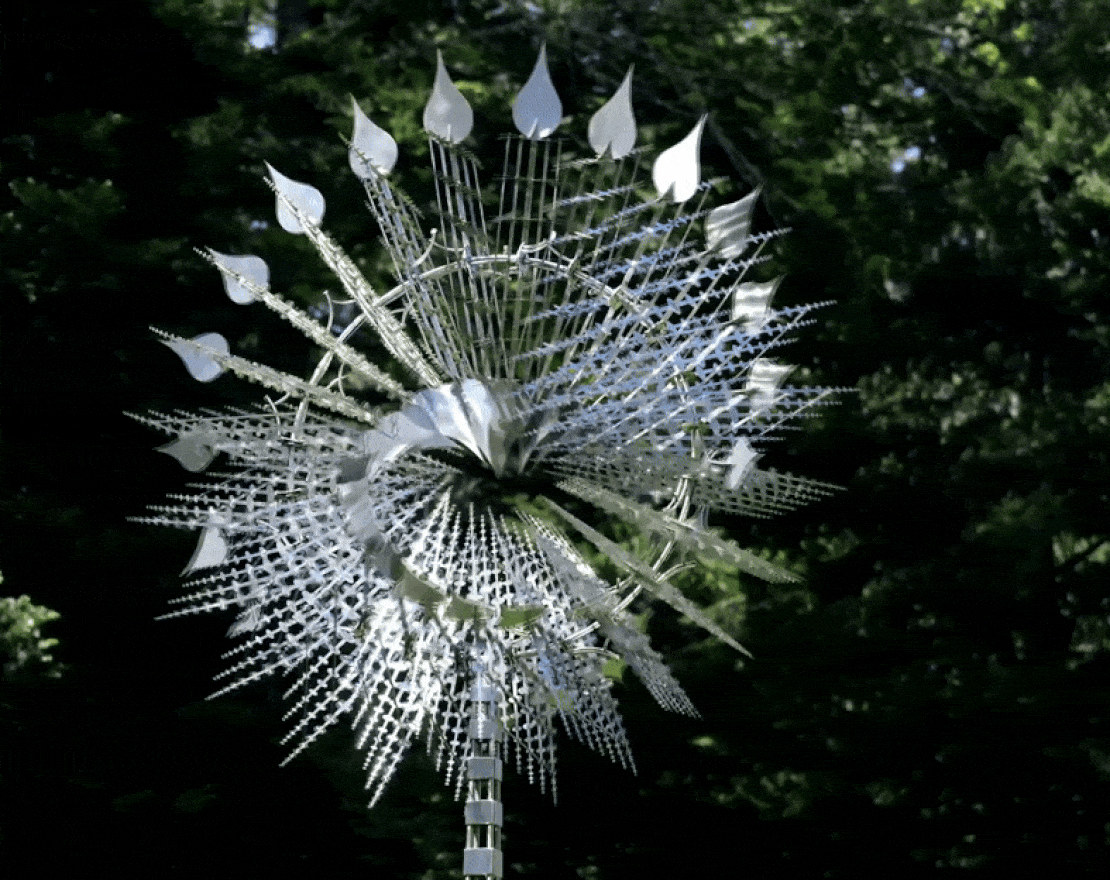 Скульптура из нержавеющей стали Квант - вид 2