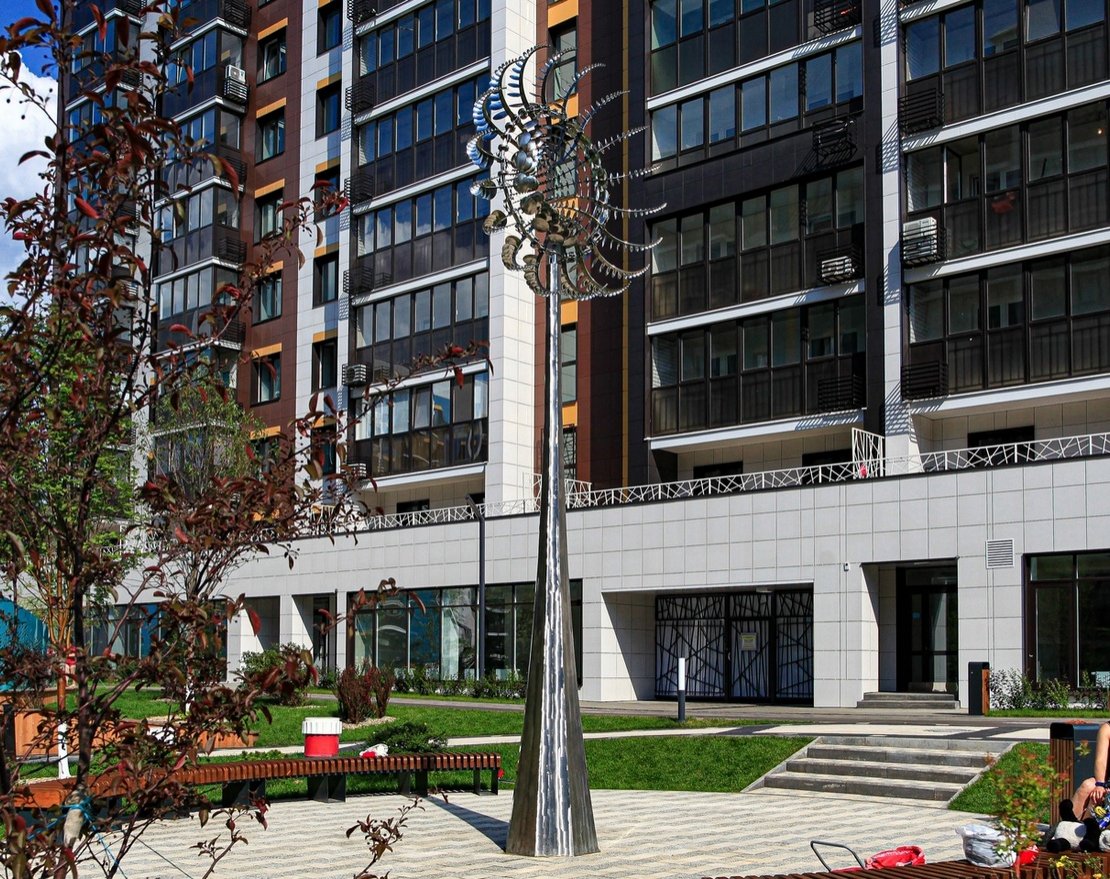 Скульптура из нержавеющей стали Океан - вид 4