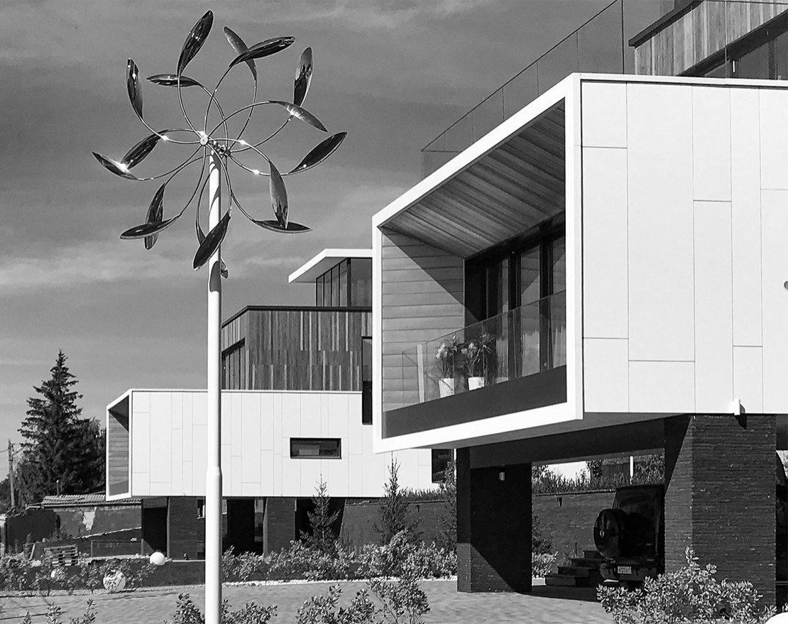 Скульптура из нержавеющей стали Звезда - вид 4